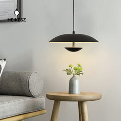 HAIKESZ Creative Danish Italian designer Nordic dining room living room bedroom LED simple decoration personalized flying saucer chandelier lamp light fixtures for celling lights