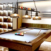 HEIKESZ American retro lamp creative billiard wrought iron chandelier restaurant living room bar table ball hall clothing store personalized industrial wind lamp light fixtures for celling lights