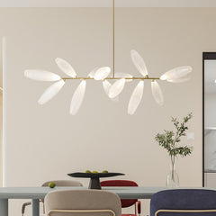 HEIKESZ Nordic Creative Glass Pendant Light Modern Minimalist Dining Room Ceiling Lamp Designer Restaurant Lighting Stylish Bar Hanging Lamp for Living Room