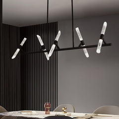 HEIKESZ Nordic Luxury Ceiling Light Modern Crystal Bubble Chandelier for Living Room Dining Bar Stylish Round Pendant Lamp