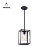 Cross-border exclusive supply of Nordic retro industrial style iron art pendant lights, creative and unique, simple single-head dining room bar counter US-standard lamps