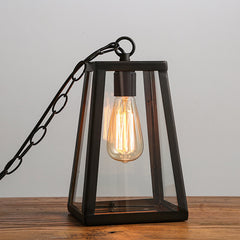 HEIKESZ Loft American Creative Personalized Iron Industrial Style Dining Room Chandelier Living Room Restaurant Glass Box Retro Lamp american style retro outdoor wall lamp indoor retro bedroom lamp american-style Industrial wind