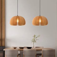 HEIKESZ Nordic Japanese chandelier simple retro study bedroom restaurant hotel famous Internet celebrity pumpkin small chandelier lamps for living room lights lighting for living roomChandelier, restaurant light, living room light