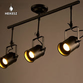 HEIKESZ American Industrial Retro Spotlight Chandelier Wall Light Bulb Bar Personality Clothing Store Open-Mounted Long Brush Holder LED Spotlight american style retro outdoor indoor retro bedroom lamp american-style Industrial wind