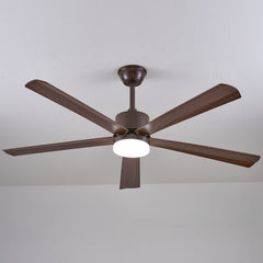 HEIKESZ Industrial Retro Ceiling Fan with Light Remote Control Large Size Integrated Fan for Living Room Home Use Cross Border Wholesale