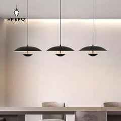 HAIKESZ Creative Danish Italian designer Nordic dining room living room bedroom LED simple decoration personalized flying saucer chandelier lamp light fixtures for celling lights