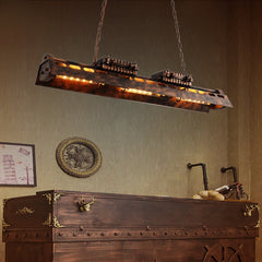 HEIKESZ Vintage Industrial Ceiling Light Gold Loft Style Retro Pendant Lamp for Restaurant Cafe Office Bar Iron Lighting Fixture