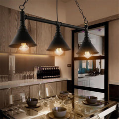 HEIKESZ Exclusive for Cross-Border American Retro Water Pipe Pendant Lamp Dining Room/Living Room Coffee Shop Bar Creative Loft Industrial Style Chandelier Led Light for Bedroom Night Aesthetic Room Lamp