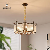 HEIKESZ Vintage American Style Bedroom Ceiling Light French Mid Century Modern Pendant Lamp for Dining Room Bar New Arrival from Zhongshan