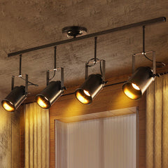 HEIKESZ Industrial Fengke Restaurant and Cafe Background Wall Ceiling Light Bar Retro Clothing Store Open-Mounted Bar Spotlight LED Light for Bedroom Night Aestitic Room Lamp