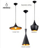 HEIKESZ Creative Art Aluminum Living Room Chandelier Nordic Minimalist Dining Room Chandelier LOFT Industrial Style Chandelier american style retro outdoor indoor retro bedroom lamp american-style Industrial wind