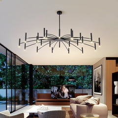 HEIKESZ Nordic postmodern simple restaurant chandelier creative personality living room dining room atmosphere artist household wrought iron chandelier lamp light fixtures for celling light