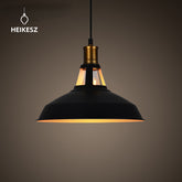 HEIKESZ American Country Retro LOFT Industrial Style Pot Cover Chandelier Simple Shop Clothing Store Restaurant Bar Single-Head Droplight american style retro outdoor indoor retro bedroom lamp american-style Industrial wind