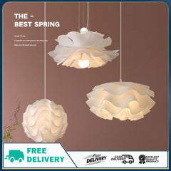 HEIKESZ Nordic Modern Minimalist Creative Flower Internet Celebrity Clothing Store Ins Girl Cozy Restaurant Bedroom Pine Ceiling Light