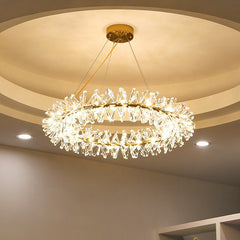 HEIKESZ Post-Modern Nordic Crystal Chandelier Designer Simple Atmosphere Creative for Living Room Dining Room Bedroom Ceiling Lighting