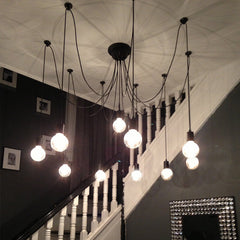 HEIKESZ American LOFT Industrial Style Chandelier Creative Personality Clothing Store Internet Bar Bar Loose Flower Chandelier Decoration american style retro outdoor indoor retro bedroom lamp american-style Industrial wind