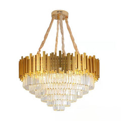 HEIKESZ Light luxury crystal chandelier living room lamp restaurant hotel luxury bedroom aisle lamp Zhongshan factory direct sales post-modern lamp light fixtures for celling lights