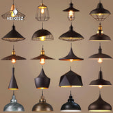 HEIKESZ Loft Creative Personality Single-Head Iron Vintage Industrial Style Restaurant Office Engineering Shop Decorative Lighting Chandelier