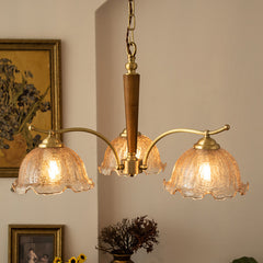 HEIKESZ American South Ocean Style Vintage Chandelier Retro Crack Bedroom Dining Room Living Room Pendant Light