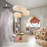 HEIKESZ Designer creative living room cloud light chandelier modern minimalist clothing store decor dining room children's room bedroom chandelier lamp light fixtures for celling light