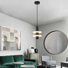 HEIKESZ Modern Chandelier Luxury Spanish Marble Designer Light for Dining Room Bedroom Bar Counter Ceiling Lighting Fixtures