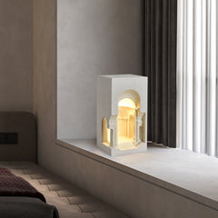 Creative Gypsum Lamp Embedded Stair Corner Bedroom Bedside Plaster Table Lamp Embedded in Wall Lamp Corridor Gypsum Lamp