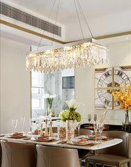 HEIKESZ Luxury high-end atmosphere K9 crystal bedroom lighting Internet celebrity Hong Kong style master bedroom restaurant lighting 2025 new wholesale lighting lamp lighting fixtures for celling lighting