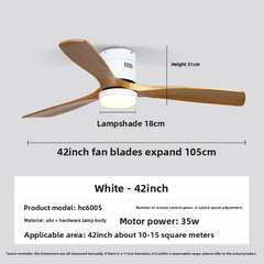 HEIKESZ Cross-border new ceiling fan lighting advanced sensing living room dining room intelligent frequency conversion ceiling fan lighting bedroom soft wind fan lighting lamp lighting fixtures for celling lighting