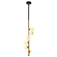 HEIKESZ Nordic Bed Head Chandelier Creative Art Light Luxury Post-Modern Minimalist Living Room Ceiling Lamp for Villa Hotel Lighting