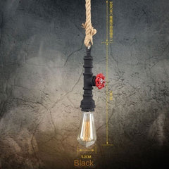 HEIKESZ American retro water pipe ceiling light restaurant coffee shop creative clothing store LOFT industrial style multi head combination light