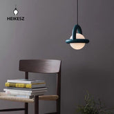 HEIKESZ Nordic minimalist art creative balloon living room dining room decorative chandelier modern wabi wind bedroom bedside small chandelier lamp light fixtures for celling light