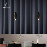 HEIKESZ Light luxury glass bedroom bedside chandelier modern minimalist bar cafe model room designer leather small chandelier lamp light fixtures for celling lights