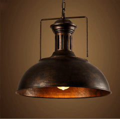 HEIKESZ Loft Vintage Industrial Style Iron Droplight Bar Counter Personalized & Creative Bar Cafe American-Style Iron Pot Lid Hanging room light ceiling light led light fixture lighting ceiling room lamp