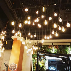 HEIKESZ 【One-year warranty, free shipping】E27 Screw LED Bulb Edison Light Source Single Lamp Creative Shop Bar Restaurant with Plug Switch Chandelier