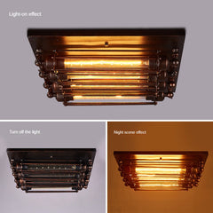 HEIKESZ American Retro Nostalgic Industrial Style Lamps American Country Loft Bar Cafe Creative Iron Ceiling Lamp