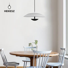 HAIKESZ Creative Danish Italian designer Nordic dining room living room bedroom LED simple decoration personalized flying saucer chandelier lamp light fixtures for celling lights