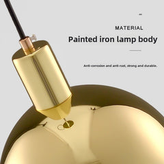 HEIKESZ Nordic glass small chandelier simple modern creative restaurant bar clothing store window bedroom bedside decorative chandelier lamp light fixtures for celling light
