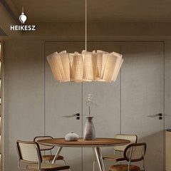HEIKESZ Wabi wind restaurant table light medieval fabric art zen tea room study bed and breakfast bedroom chandelier lamp light fixtures for celling lights