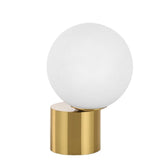 HEIKESZ Nordic Glass Bedside Lamp Modern LED Eye Protection Table Lamp for Bedroom Living Room Study Soft Lighting Decor