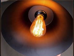 HEIKESZ Retro Personalized Creative Lighting Art Horn Industrial Style Bedroom Study Hotel Bar Restaurant Chandelier american style retro outdoor indoor retro bedroom lamp american-style Industrial wind