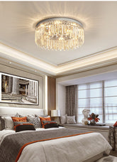 HEIKESZ Luxury high-end atmosphere K9 crystal bedroom lighting Internet celebrity Hong Kong style master bedroom restaurant lighting 2025 new wholesale lighting lamp lighting fixtures for celling lighting
