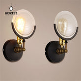 HEIKESZ Loft Vintage Industrial Style Restaurant and Cafe Decoration Small Wall Lamp Bedside Bedroom Balcony Bar Shop Aisle Light LED Light for Bedroom Night Aesthetic Room Lamp