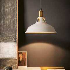HEIKESZ Retro Industrial Style Lampshade Chandelier Living Room Bar Dining Table Lamp Creative Pot Cover Milk Tea Cake Hot Pot Restaurant Small Droplight LED Light for Bedroom Night Aesthetic Room Lamp