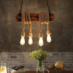HEIKESZ Exclusive for Cross-Border American Retro Industrial Style Chandelier Living Room Dining Room Bar Lamp Creative Coffee Shop Dining Table Light LED Light for Bedroom Night Aesthetic Room Lamp