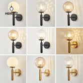 HEIKESZ Cross-border Amazon Internet celebrity wall lamp American aisle staircase living room background wall modern simple bedroom bedside lamp light fixtures for celling lights