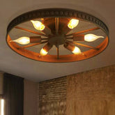HEIKESZ Industrial Vintage Ceiling Light American Style Iron Pipe Creative Living Room Dining Room Lighting Fixture