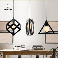 HEIKESZ Retro Bar Loft Three-Head Creative Personalized Restaurant American Country Industrial Style Chandelier american style retro outdoor indoor retro bedroom lamp american-style Industrial wind