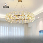 HEIKESZ Nordic creative dandelion chandelier clothing store Internet celebrity crystal lamps bedroom lights bar lights luxury restaurant lamp lighting fixtures for celling lights