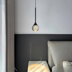 HEIKESZ Modern Minimalist Crystal Pendant Light Luxury Ceiling Lamp for Bedroom Dining Room Living Room Wall Decor