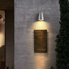 HEIKESZ Waterproof Vintage Industrial Wall Light Outdoor No Drill Charging Spotlight for Corridor Restaurant Signage